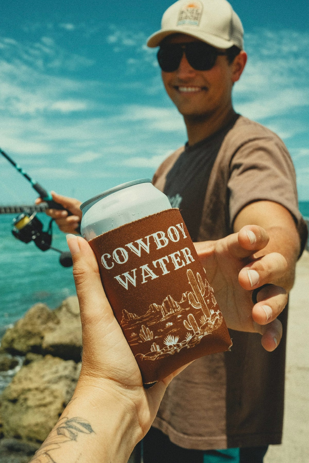 Cowboy Water Koozie