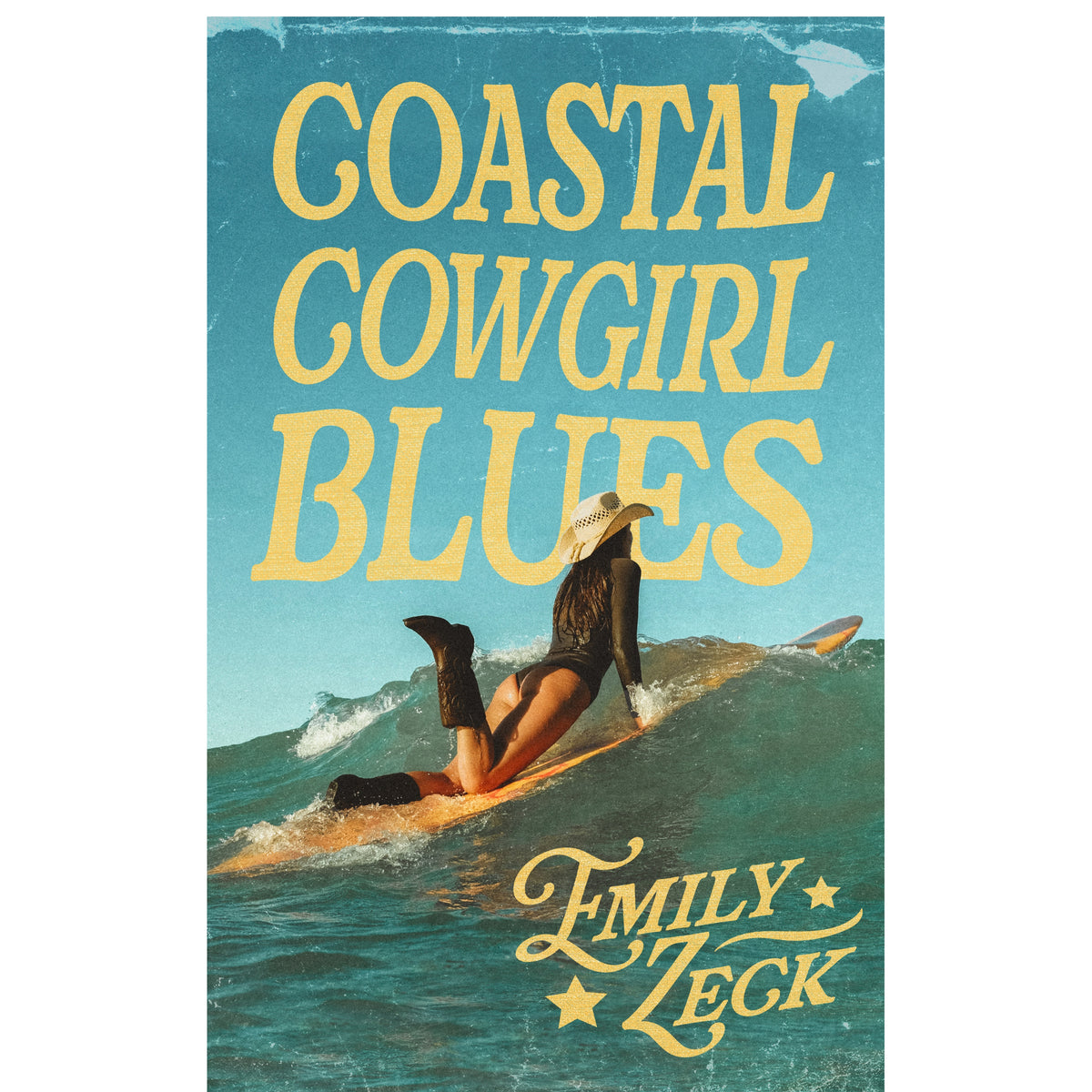 Coastal Cowgirl Blues Poster